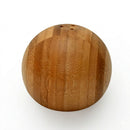 Conjunto Saleiro Pimenteiro Esférico Bambu Utensílio