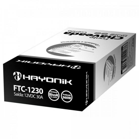 Fonte Colmeia Hayonik FTC1230 12VDC 30A 360W Bivolt Manual