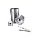 Kit Conjunto Bar 3 Peças Coqueteleira Balde Pegador Inox
