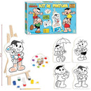 Brinquedo Para Colorir Turma Da Mônica - Kit De Pintura