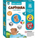 Brinquedo Educativo Cadê O Bicho Capivara Com 27 Peças Em Madeira