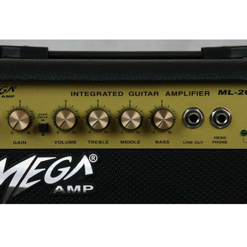 Amplificador Para Guitarra 20w Ml 20 Mega