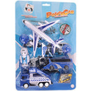 Carrinho A Fricção Police Car Kit Com 7 Peças