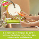 Esponja Para Limpeza Scotch-brite Não Risca Laranja