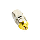 Conector Rca Fêmea Metal Gold Storm 10 Unidades