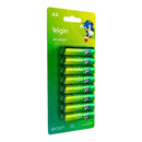 16 Pilhas Alcalinas Aa Elgin