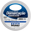 Fita Para Demarcação De Solo Pvc Branco 48mm X 15m