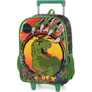 Mochila Infantil Com Rodinha Up4you Dinossauro G Preta
