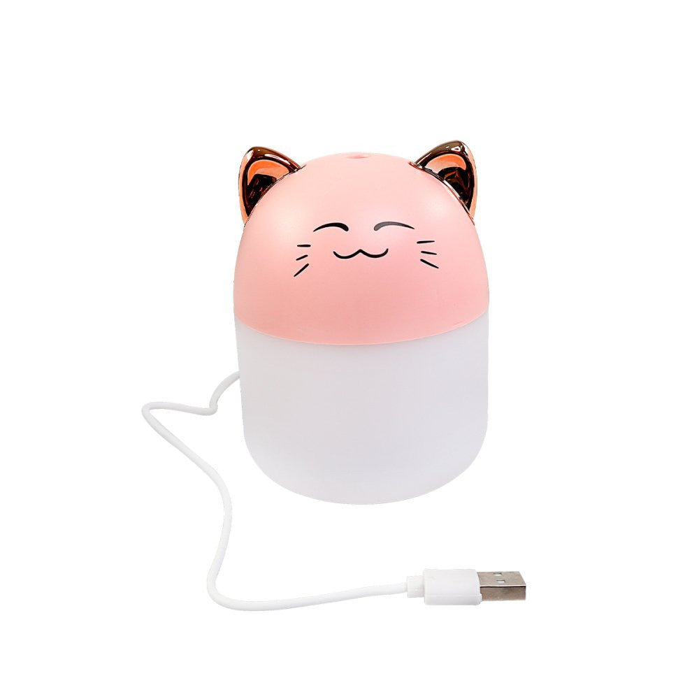 Umidificador de Ambientes de Gatinho USB 250ml - Sortido