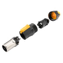 Plug Spk 4 Polos Metal Corpo Preto Amarelo 05 Un Storm