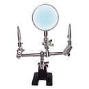 LUPA COM SUPORTE E PINÇAS C/ AUMENTO 3X HIKARI HL-S10