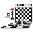 Jogo De Xadrez Rei Tamanho Real 5,4cm Com Tabuleiro