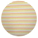 Kit 4 Capas Para Sousplat Pintura Zigzag Da Charlô Iii 35cm X35cm - UN / 4