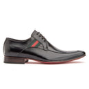 Sapato Social Derby Couro Cromo Preto - GIB309CRMPTO