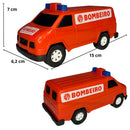 Carrinho De Brinquedo Bombeiro Polícia Ambulância Resgate