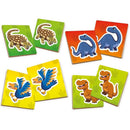 Jogo Da Memória Em Madeira Dinossauros 24 Peças
