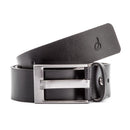 Cinto Masculino Social Couro Cromo Argentino Preto - GIB070CRMPTO