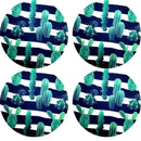 Kit 4 Capas Sousplat Cactos Verde Da Caatinga 35cmx35cm - UN / 4
