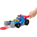 Imaginext Dc Super Friends Supermobile Com Lançador E Figura De Ação 7,6cm