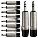 Conector P2 Stereo 3,5mm Plt Wc 1323 Trs Wireconex 10 Unidades