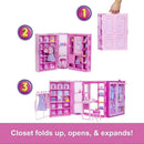 Barbie Fashion Closet Dos Sonhos Com Acessórios E Boneca