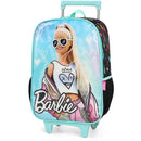 Mochila Infantil Com Rodinha Barbie G Verde - 16 Polegadas