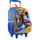 Mochila Infantil Com Rodinha Mickey Tamanho 16