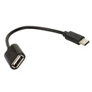 Cabo Otg Usb Tipo C Macho Para Usb Fêmea 15cm Storm