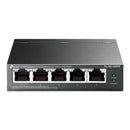 Switch Gigabit Easy Smart 10/100/1000 C/ 5 Portas (sendo 4 Poe) Tl-sg105pe Smb