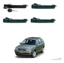 Kit 4 Maçanetas Externas Preto Gol Parati G2 96 A 01 4 Ptas - UN / 4