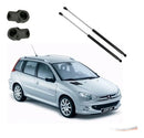 Par Amortecedores Do Vidro Porta-mala Peugeot 206 Sw 05-09