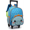 Mochila Infantil Com Rodinha Animais Menino 33cm Sortido