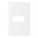 Placa 4x2 1 Posto Horizontal + Suporte Sleek Margirius