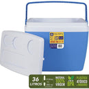 Caixa Térmica 36l Com Alça Azul