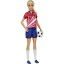 Barbie Profissões Boneca Jogadora De Futebol Uniforme Nº 9