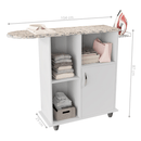 Tábua De Passar Roupa Com Nichos E Porta Branco
