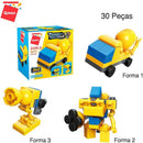 Brinquedo Para Montar Set Construção/polícia 3 Em 1 Sortido (display Com 10)