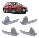Kit 4 Maçaneta Interna Gatilho Puxador Peugeot 308 17 A 2021 - UN / 4