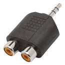 ADAPTADOR FÊMEA RCA DUPLA PARA PLUG P2 STEREO - PC / 10