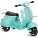 Moto Elétrica Scooter Turquesa 6v