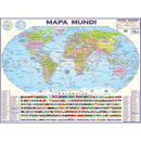 Mapa Periódico Mundi Político 120cm X 90cm Escolar E Educativo