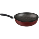Frigideira Wok Rochedo Facilita Vermelho 24cm - CXM / 6
