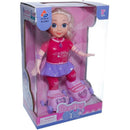 Boneca Patinadora Com Luz E Som 28cm - Cores Sortidas