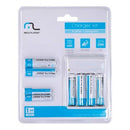 Carregador De Pilhas Com 4 Pilhas Aa 2500 Mha E 4 Pilhas Aaa 1000mha Cb093 Bivolt