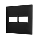 Placa Espelho Tomada Legrand Pial Plus+  1+1 Posto 4x4  Preto | 618511pt