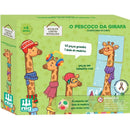Brinquedo Pedagógico Madeira O Pescoço Da Girafa Inclusivo Nig