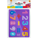 Brinquedo Pedagógico Eva Dipedu Numerico 10 Numeros Blister