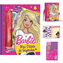Diário Barbie Meu Diário De Segredos Com Caneta Invisível E Cadeado