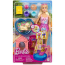 Barbie Family Festa Na Piscina Com Cachorrinho E Acessórios
