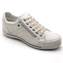 Sapatênis Casual Conforto Couro Off White - RT3009FLOGEL